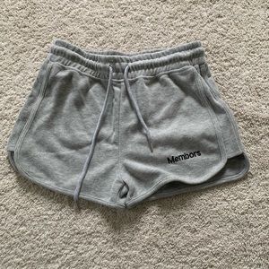 Grey sweat shorts